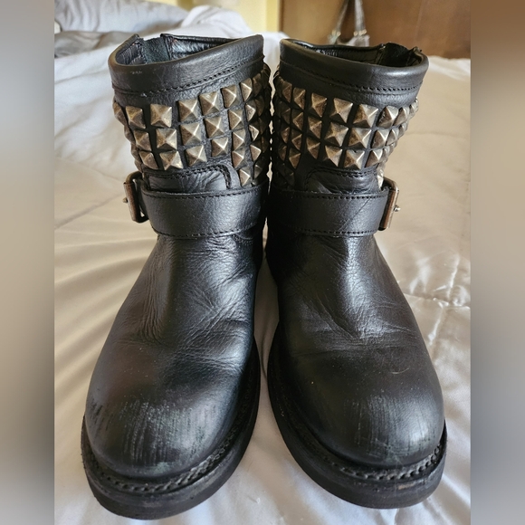 Ash studded motorcycle booties - Picture 4 of 14
